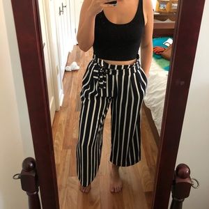 Zara high waisted flare pants